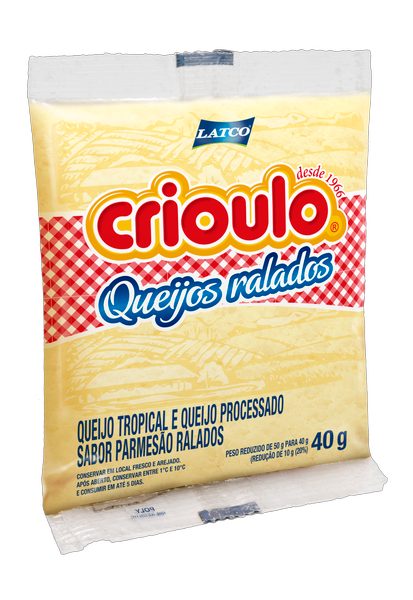 Queijos Ralados Crioulo 40g