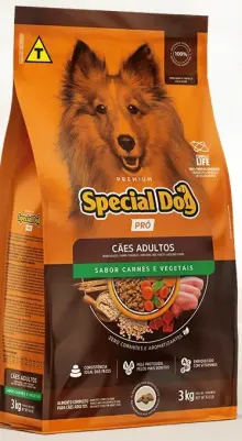 Ração | Special Dog Pró Adultos Sabor Carnes e Vegetais