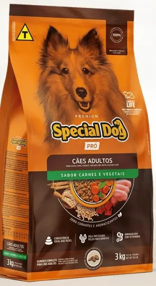 Ração | Special Dog Pró Adultos Sabor Carnes e Vegetais