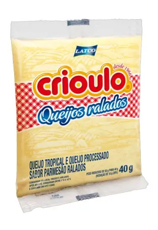 Queijos Ralados Crioulo 40g